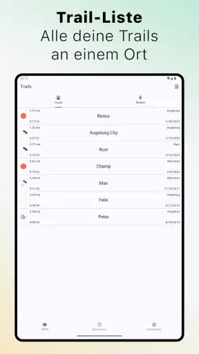 The Mantrailing App screenshot 7