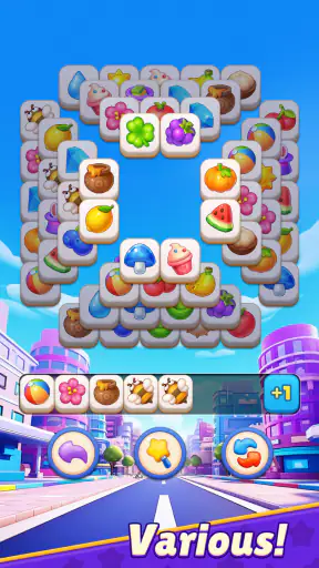 Tile Matching: Stadtbild screenshot 1