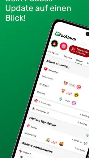 TorAlarm - Deine Fußball App screenshot 1