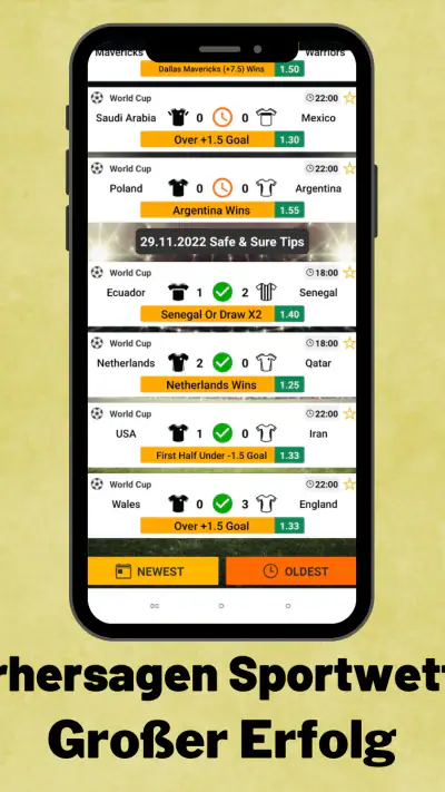 TOT Betting Tips - Wett Tipps screenshot 1