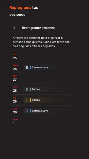 Vercho: entrenamiento running screenshot 3