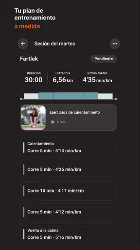 Vercho: entrenamiento running screenshot 5