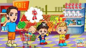 Vlad & Niki Supermarkt Spiel screenshot 6