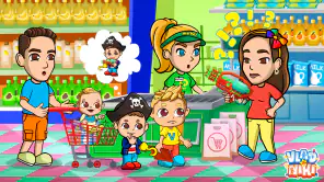 Vlad & Niki Supermarkt Spiel screenshot 7