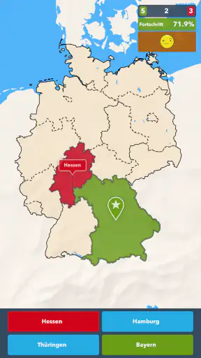 Wo liegt das? - Geografie Quiz screenshot 2