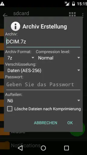 ZArchiver screenshot 2