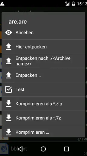 ZArchiver screenshot 3