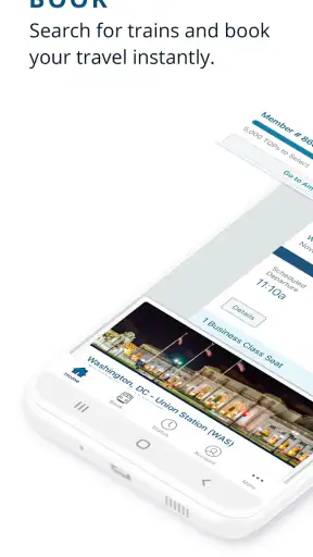 Amtrak screenshot 1