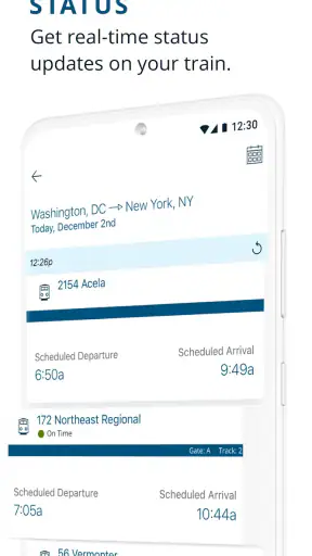 Amtrak screenshot 3