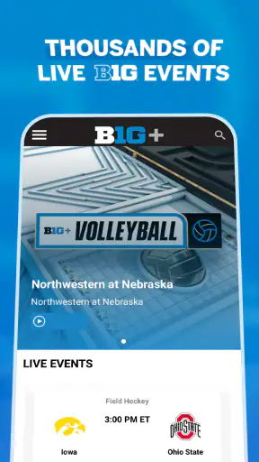 B1G+: Watch College Sports screenshot 2