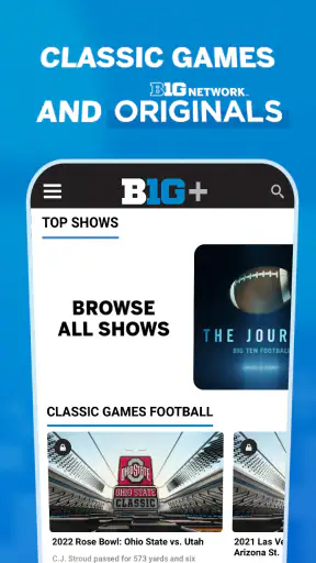 B1G+: Watch College Sports screenshot 6