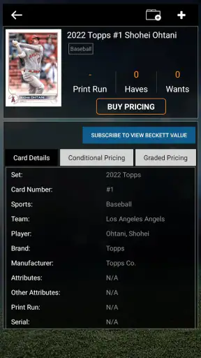 Beckett Mobile screenshot 3