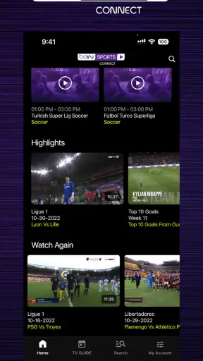 beIN SPORTS CONNECT screenshot 2