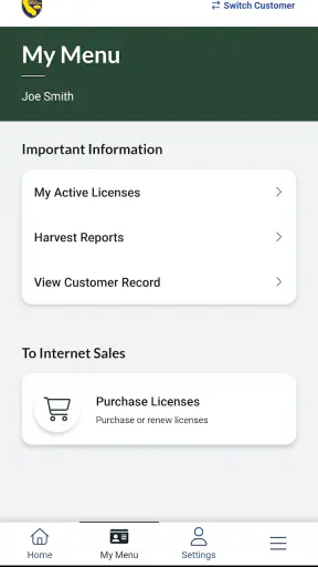 CDFW License screenshot 3