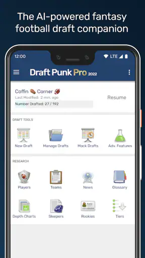 Draft Punk - Fantasy Football screenshot 1