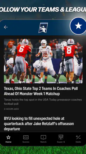 FOX Sports: Watch Live Games screenshot 8