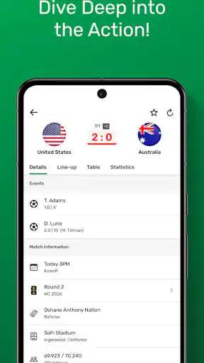 GoalAlert - Soccer 2026 screenshot 3