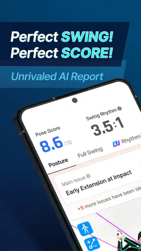 GolfFix AI Golf Swing Analyzer screenshot 1