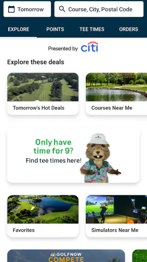 GolfNow: Golf Tee Times screenshot 1