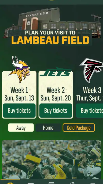 Green Bay Packers screenshot 1