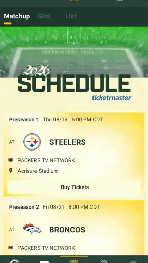 Green Bay Packers screenshot 2