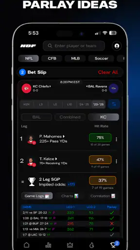 HOF: Sports Stats & Data screenshot 1