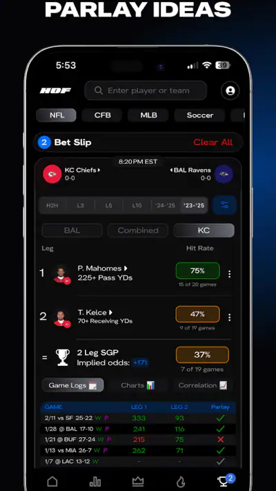 HOF: Sports Stats & Data screenshot 1
