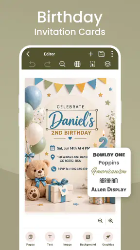 Invitation Card Maker & RSVP screenshot 2