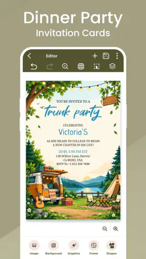 Invitation Card Maker & RSVP screenshot 5