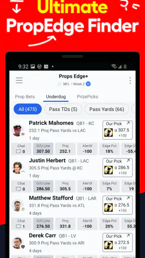 LineStar DFS & Props Optimizer screenshot 2