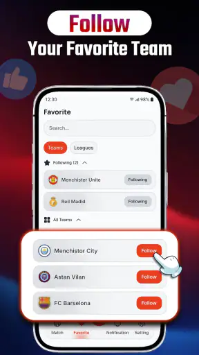 Live Football Score & Match screenshot 6