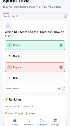 Live Scores : NFL NCAA NBA MLB screenshot 4