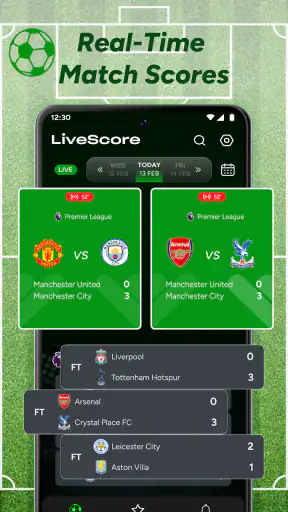 MatchLive: Live Soccer Scores screenshot 1