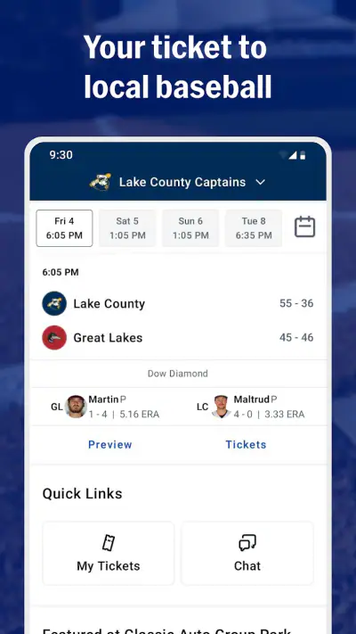 MiLB screenshot 1