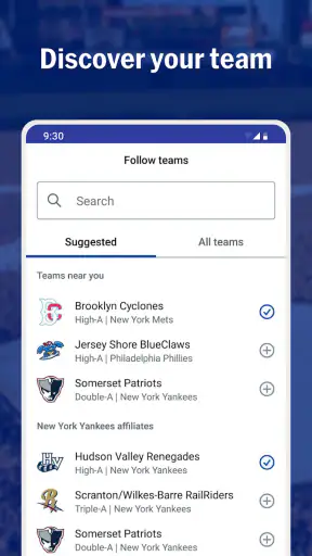 MiLB screenshot 2