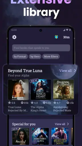 MoonLit - Werewolf Novels screenshot 4