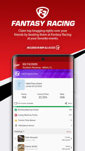 MyRacePass - Official MRP App screenshot 4
