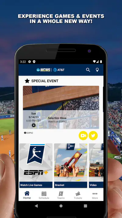 NCAA Women's CWS screenshot 1