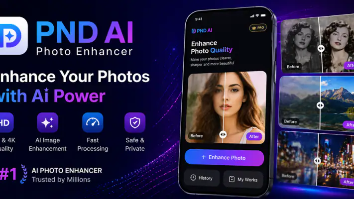 PND AI Photo Enhancer HD screenshot 1