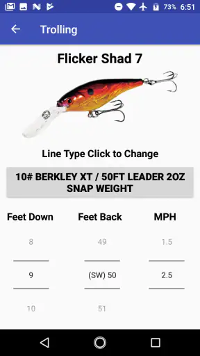 Precision Trolling Data screenshot 7