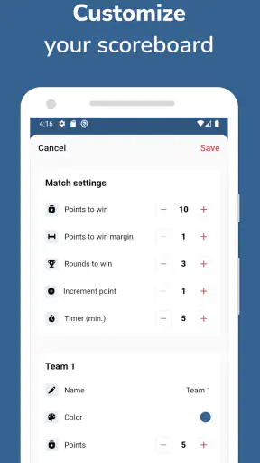 Scoreboard - Keep score screenshot 5