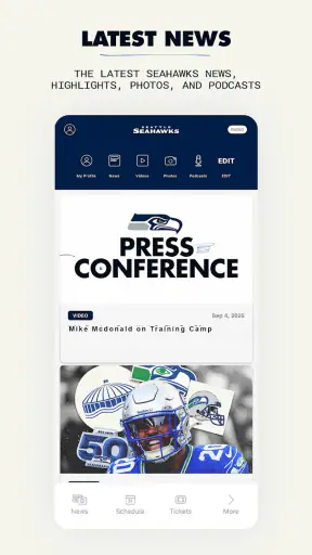 Seattle Seahawks Mobile screenshot 3