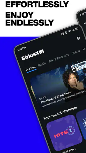 SiriusXM: Music, Sports & News screenshot 1