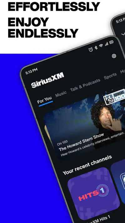 SiriusXM: Music, Sports & News screenshot 1