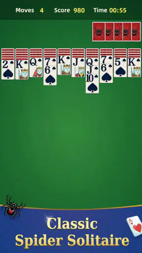 Spider Solitaire - puzzle trip screenshot 4