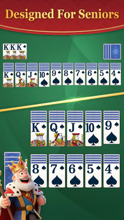 Spider Solitaire - Retro Card screenshot 1