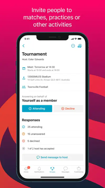 Spond: Sports Team Management screenshot 1