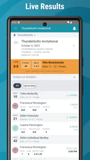 SwimTopia screenshot 6