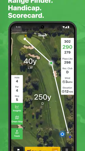 SwingU: Golf GPS Range Finder screenshot 1