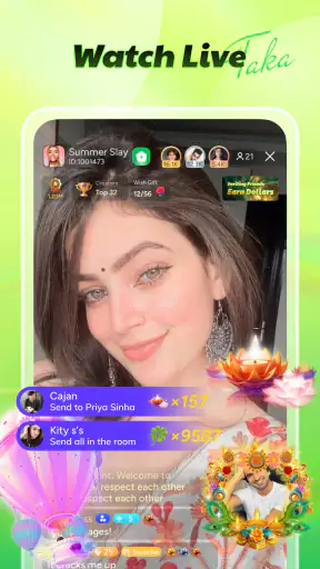 Taka - Chat, Live, Games room screenshot 2